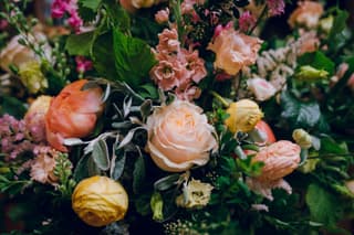 Image 5 of the wedding flowers for Ellie & Alex's wedding at Owen House Wedding Barn